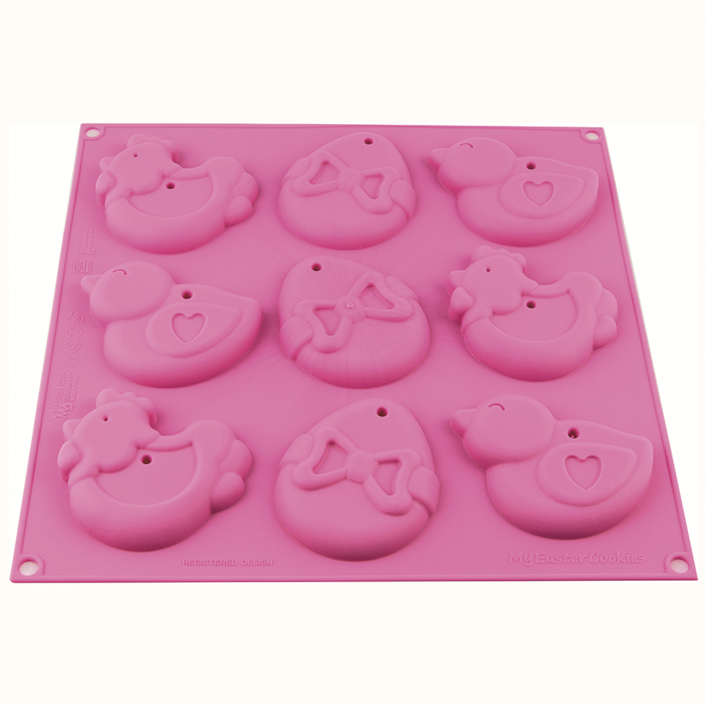 Форма для приготовления печенья my easter cookies силиконовая