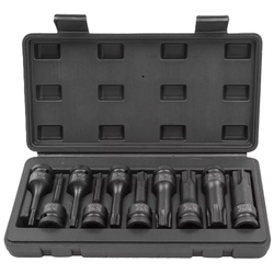 Набор головок-бит RF-41013MPB ударных 10пр.,1/2" TORX (T30,T40,T45,T50,T55,T60,T70,T80,T90,T100), в кейсе ROCKFORCE RF-41013MPB