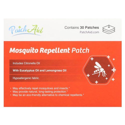 PatchAid, Патчи от комаров, 30 шт.
