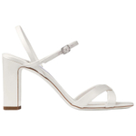 Jimmy Choo Elsy One Strap Sandals 8cm Women"s Ivory White