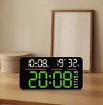 Часы-будильник настольно-настенные LED YX-2810 Black-White