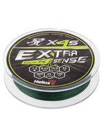 Шнур плетеный для рыбалки Helios Extrasense X4S PE Green 92m 1.2/18LB 0.20mm (HS-ES-X4S-1.2/18LB)