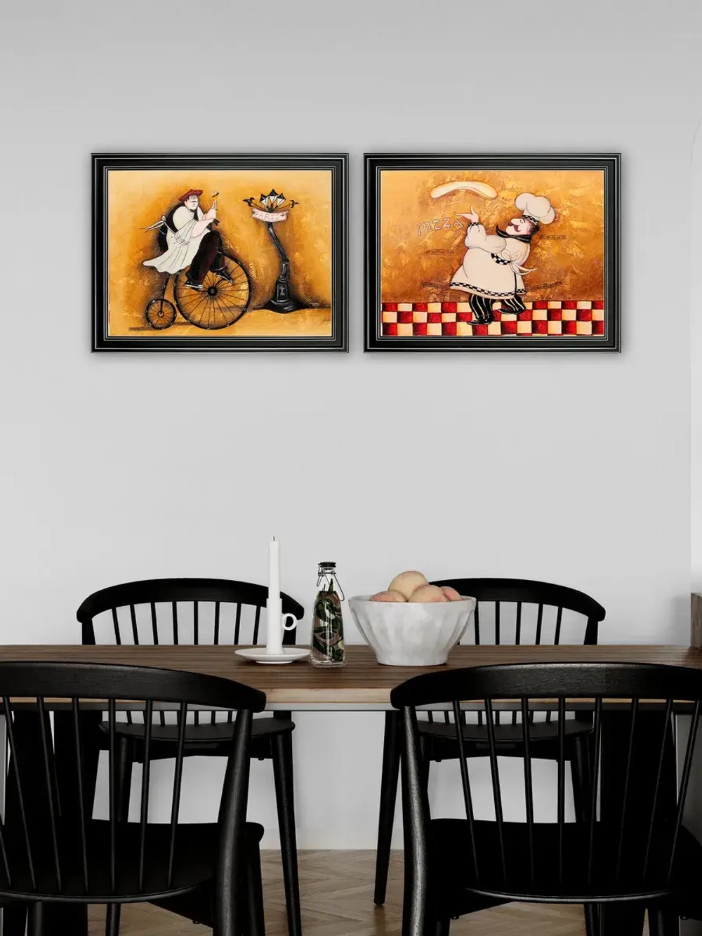 Картина на стену интерьерная для кафе "Повар" 45*35 см