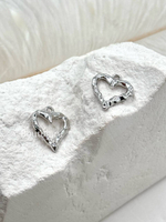 Подвеска серебристая "Сердце"