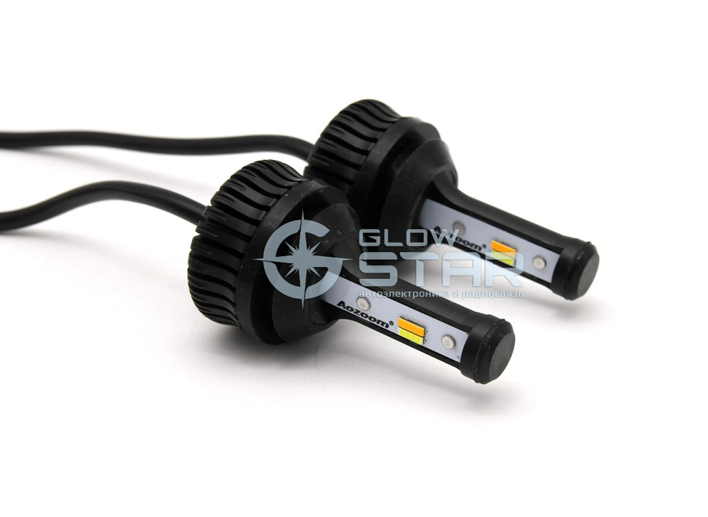 Aozoom ДХО в поворотники 1156/7440 (2 в 1) S25/T20 (BAU15S/WY21W) белый+оранжевый (комплект, 2шт)