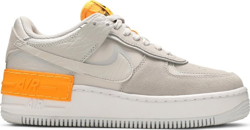 Nike air force 1 shadow white orange discount