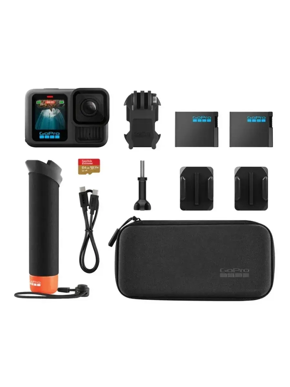 Экшн-камера GoPro Hero 13 Accessory Bundle, Black (CHDRB-131-RW)