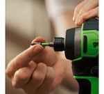 Набор GREENWORKS биты удар.головки торц.адаптеры,держатель магнит-ый (20 предметов) (2944007)