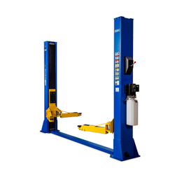 Автоподъемник двухстоечный ROSSVIK V2-5.5 г/п 5,5т, 380В, с нижней синхронизацией. Синий