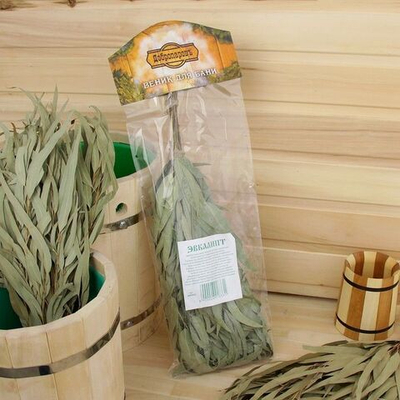 Эвкалиптовый веник для бани - 53 см.