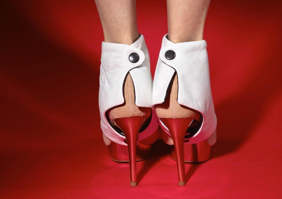 Гамаши кожаные