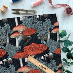 Ткань Ниагара Софт фантазийный лес