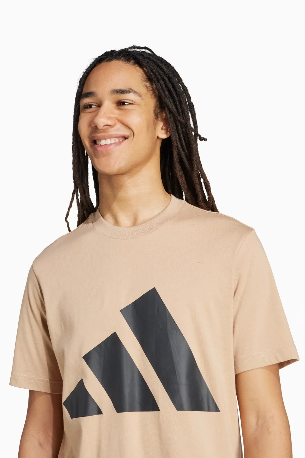 Футболка adidas Essentials Big Logo - бежевый