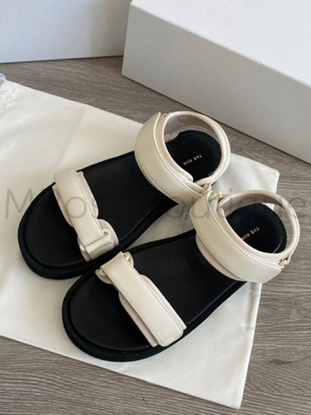 Женские сандалии The Row Hook and Loop кожаные