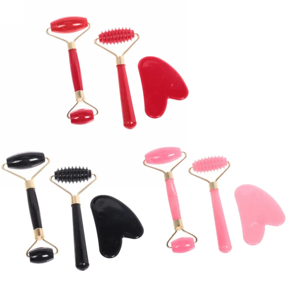 Набор массажеров косметический «Gua sha», цвет микс