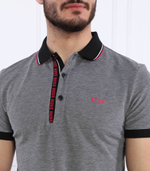 Поло BOSS GREEN - серый(50469391)