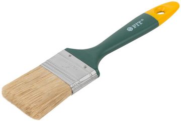 Кисть флейцевая "Контур", натур.светлая щетина, пластиковая ручка  2" (50 мм)