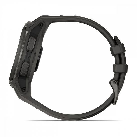 Умные часы Garmin Instinct Crossover AMOLED charcoal черный