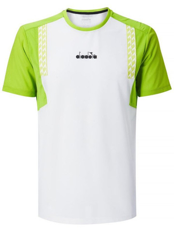 Мужская теннисная футболка Diadora SS T-Shirt Clay - белый