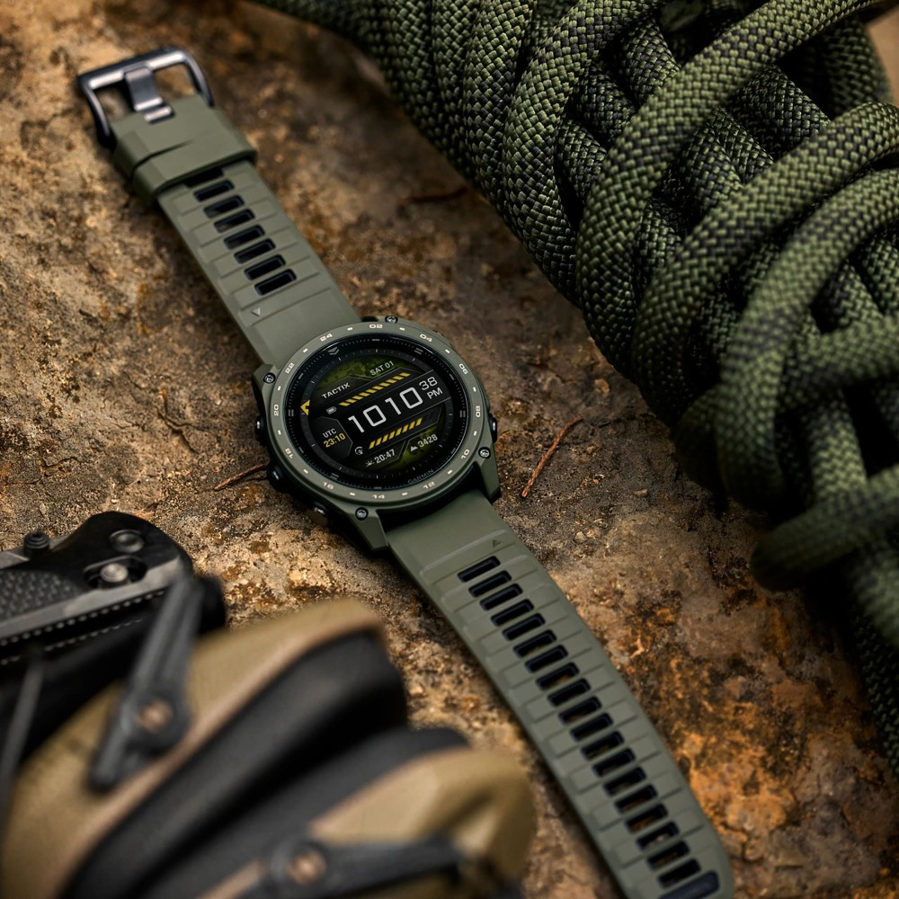 Тактические часы Garmin Tactix 8 – 51 mm, AMOLED, Cerakote Coating Includes Applied Ballistics Ultralight Solver and Olive Drab Cerakote Coating
