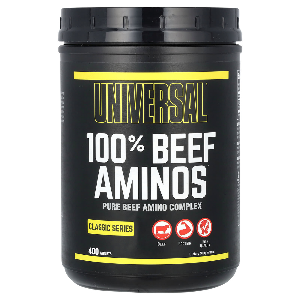 Universal U, Classic Series, 100% аминокислоты из говядины, 400 таблеток