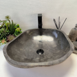 Раковина из речного камня RS-63864 (52*49*15) 0123