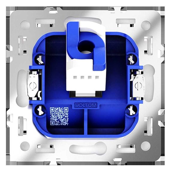 Розетка компьютерная встраиваемая Voltum S70 RJ45 кат.6, (белый матовый) VLS060102