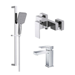 Набор смесителей Aquatek ЛИБРА Set 3 в 1 (AQ1610CR+AQ1660CR+AQ2019CR) хром