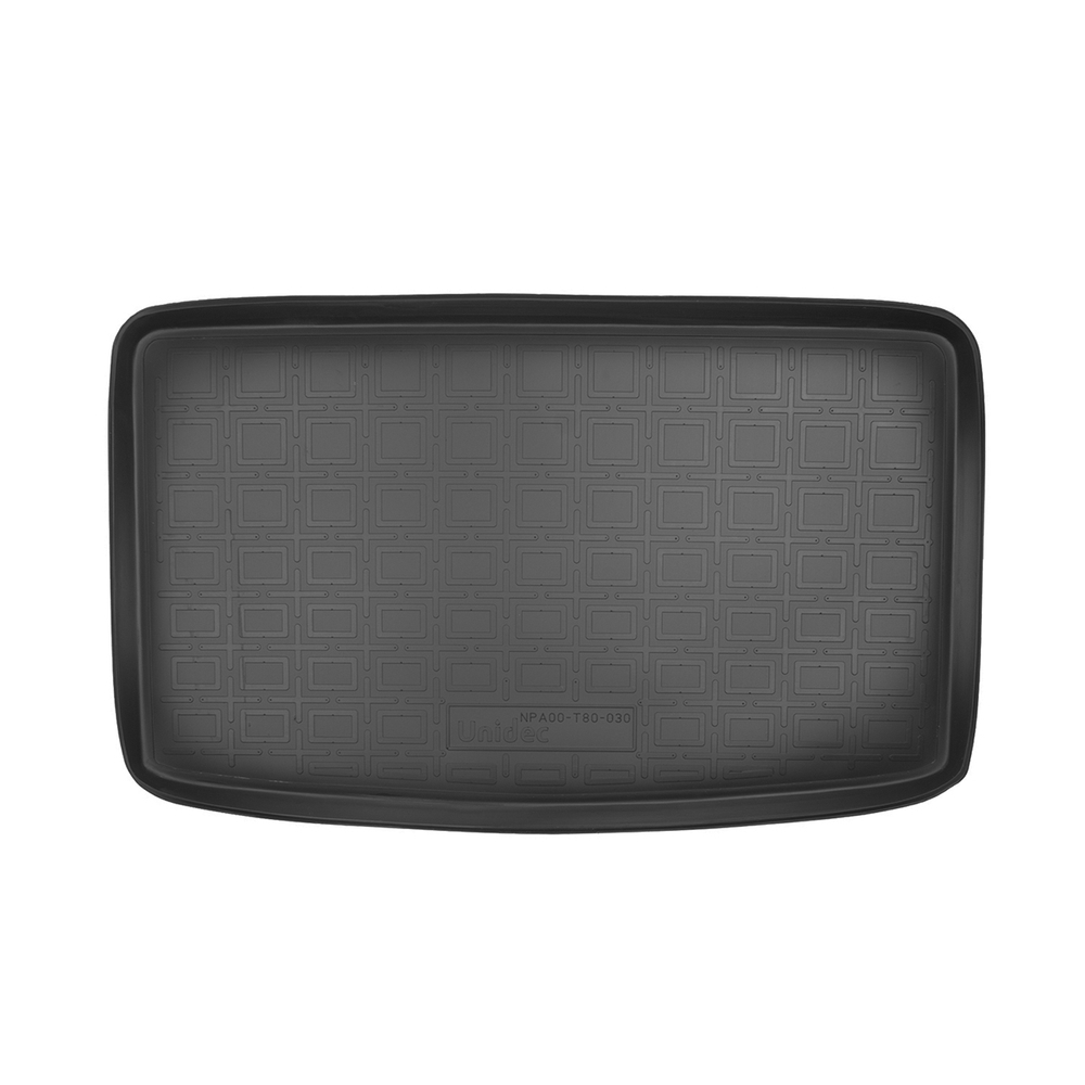 Коврик в багажник Norplast/Unidec для Seat Alhambra II (2010-) Черный,сложенный 3 ряд, полиуретан, арт.NPA00-T80-030-1