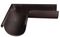 Угол желоба внешний ф90гр (RAL 8017-коричневый шоколад)