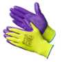 Перчатки Gward Hi-Vis нейлоновые с нитриловым покрытием