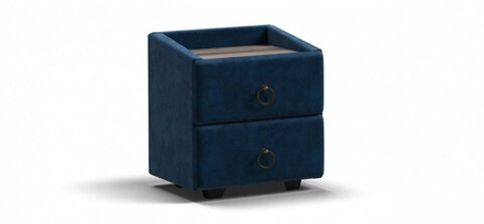 Тумба BOSS CLASSIC Monolit синий, Вяз каменный