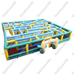 Надувной лабиринт "Кукурузная плантация" размер 12*11*2,8 м