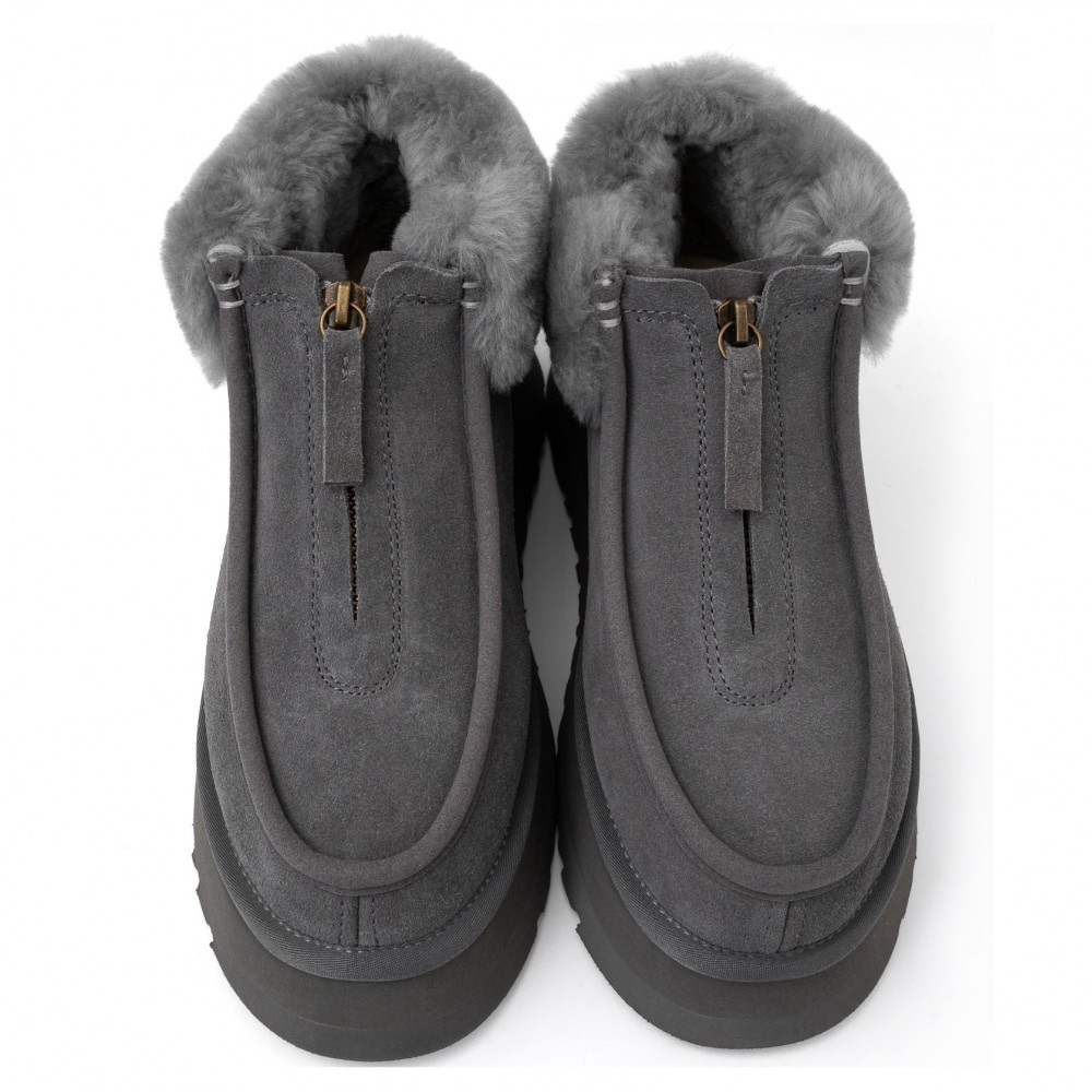 UGG Funkette Platform Boots Grey