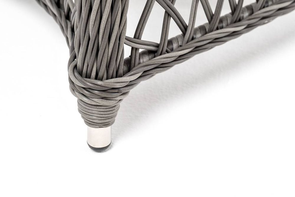 "Эспрессо-80 L" обеденная группа плетеная, цвет графит