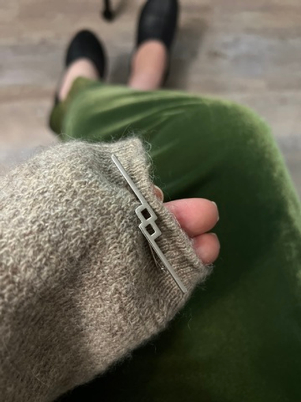 Миниатюрная брошь планка MONET