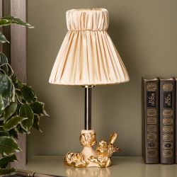 Настольная лампа Белла Айвори с абажуром Адель Айвори