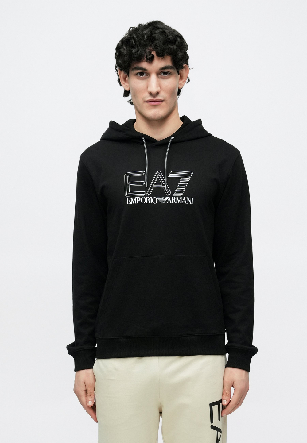EA7 Emporio Armani UNISEX - Толстовка с капюшоном - Чёрный