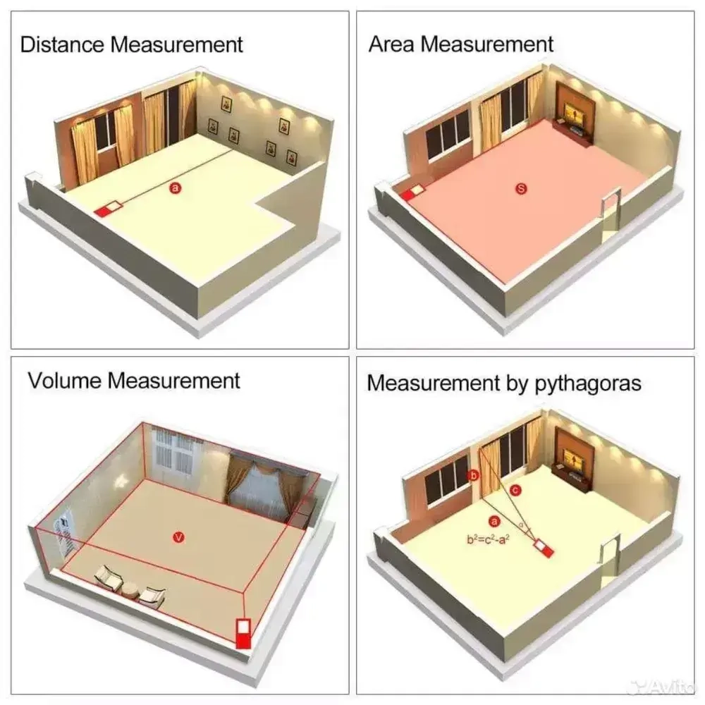 Дальномер лазерный Mileseey X5 40м