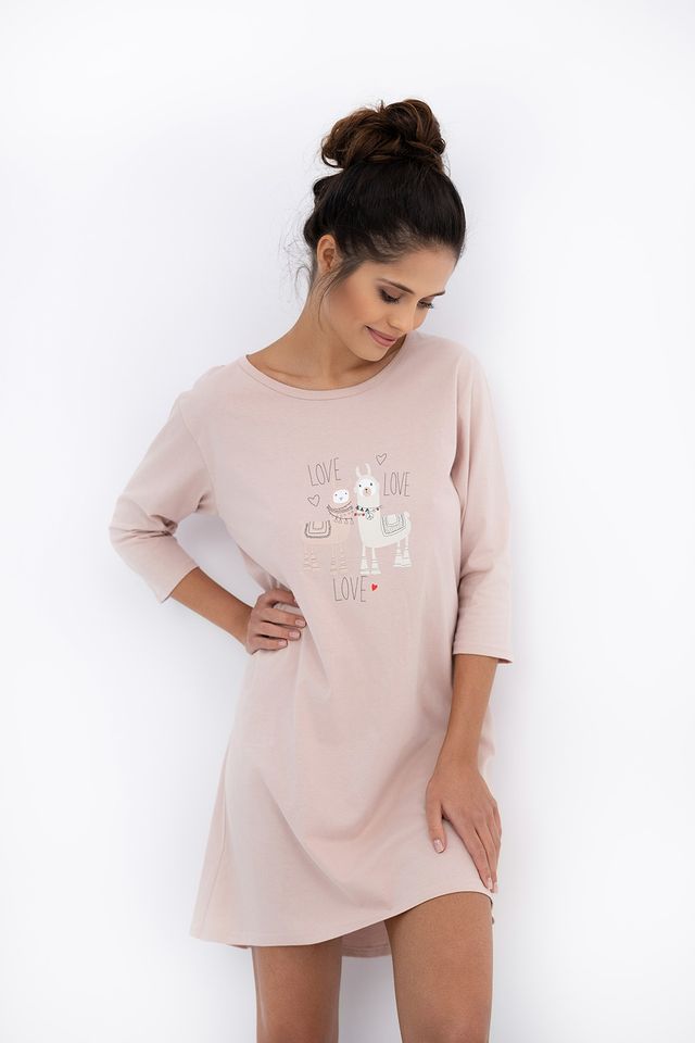 Сорочка с мультяшным принтом Lama