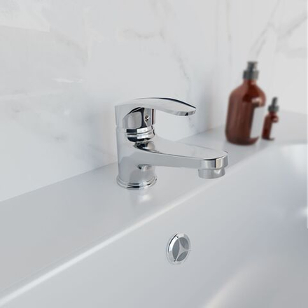 Смеситель для ванны с длинным изливом и душевым набором латунь CULTO SPIKE BL01SPK