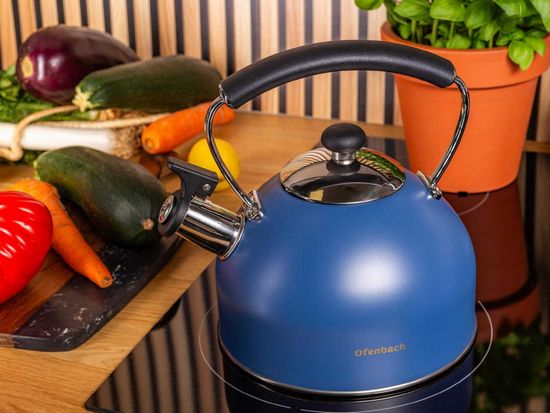 Чайник 2,2 л. из нержавеющей стали со свистком Ofenbach NB 100327