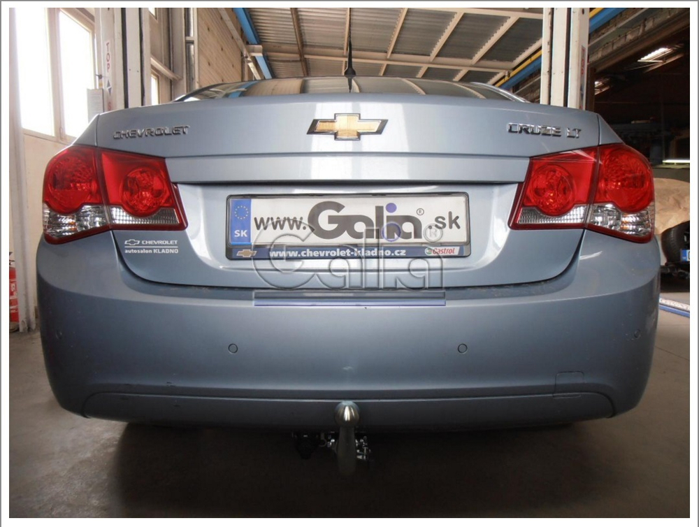 Фаркоп оцинкованный Galia C066A для Chevrolet Cruze седан/хетчбек 2009-2016(паспорт и сертификат в комплекте)(без электрики)