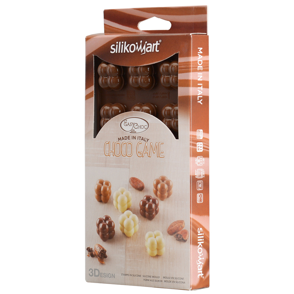 Форма силиконовая для приготовления конфет choco game, 11х24 см