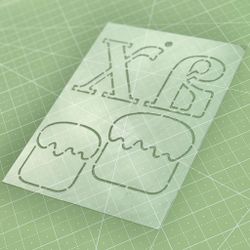 Шаблон для стежки и аппликации "Пасхальный-2" (арт. T56)