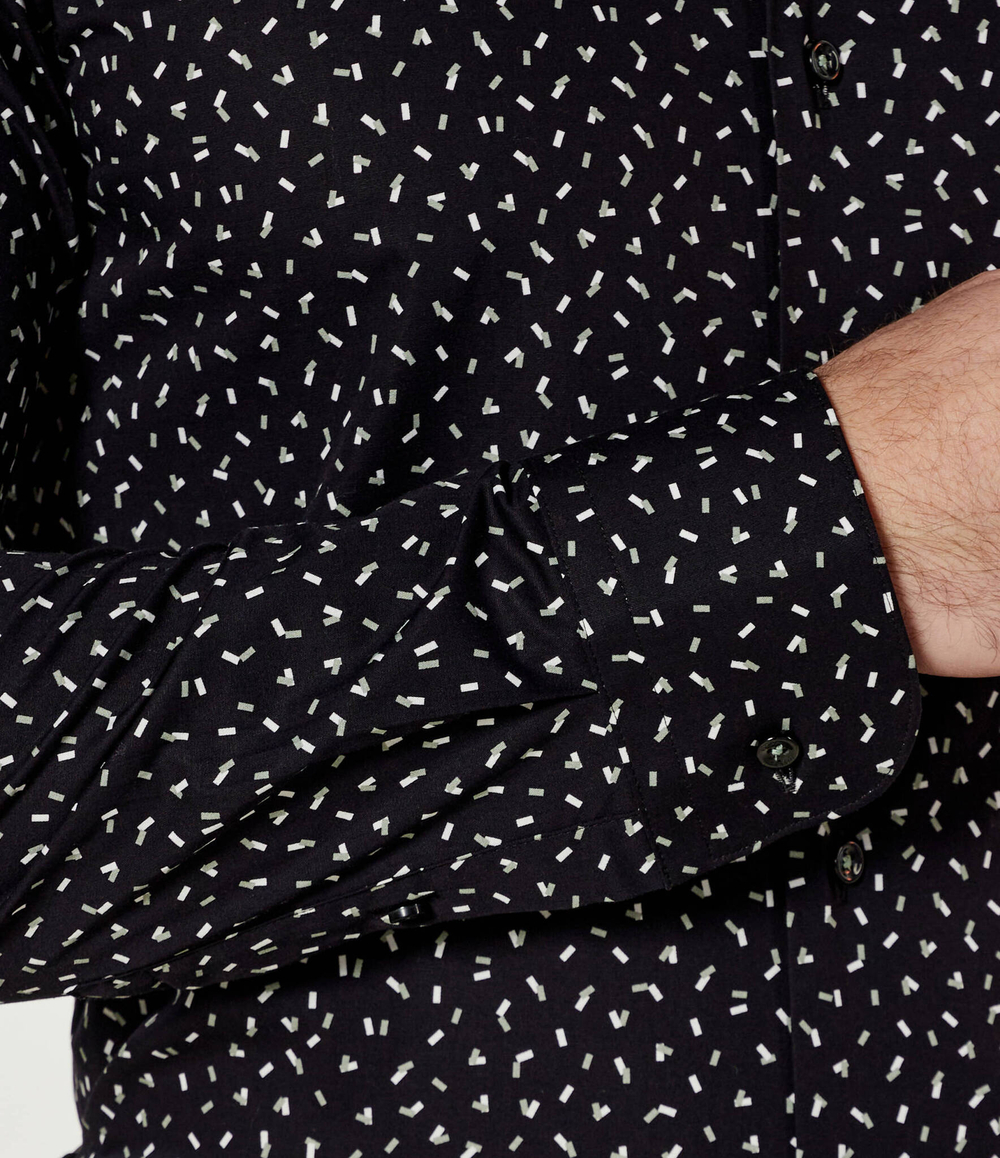 Рубашка H-HANK BOSS BLACK - черный(50527403)