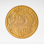 France, 5 Centimes 1977, VF