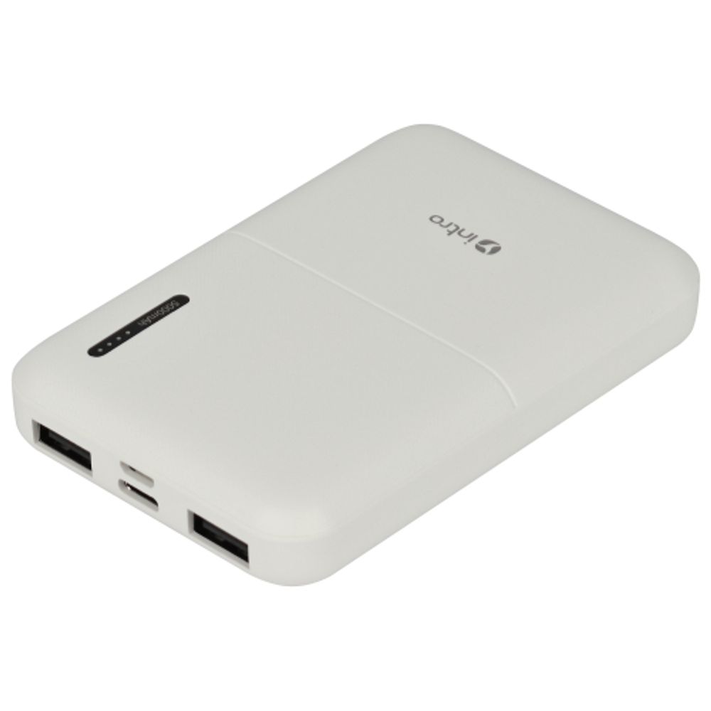 Power bank портативное зарядное устройство Intro ZX50 5000mAh белый | Intro