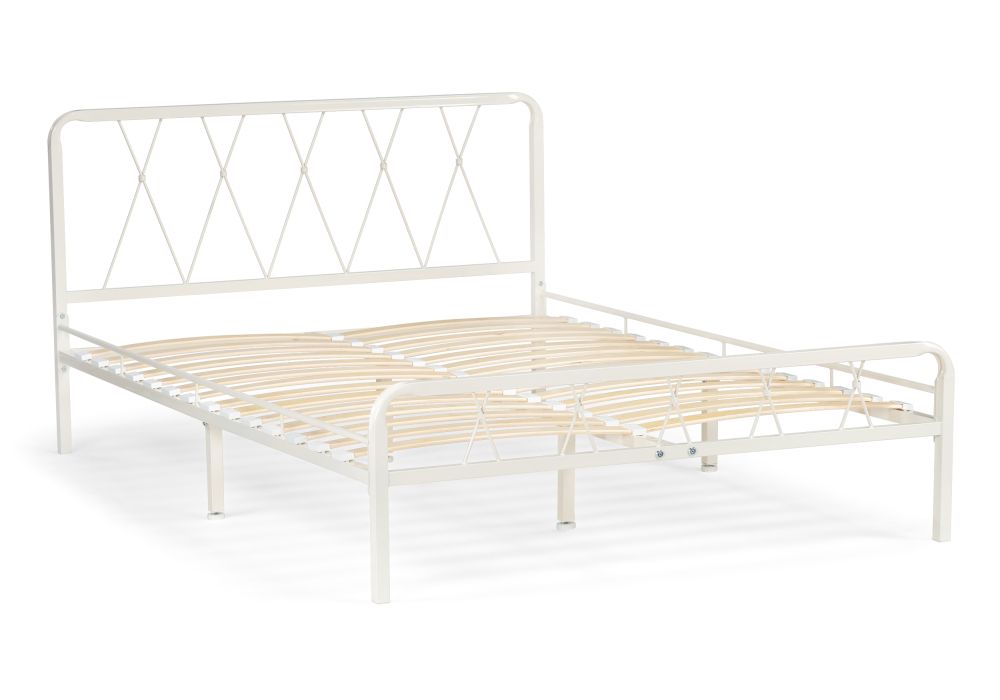 Полутораспальная кровать Иоханна 18 140х200 белая