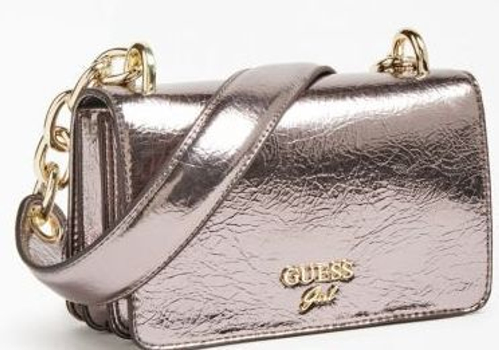 Сумка GUESS Черно-бронзовый металлик Девочка